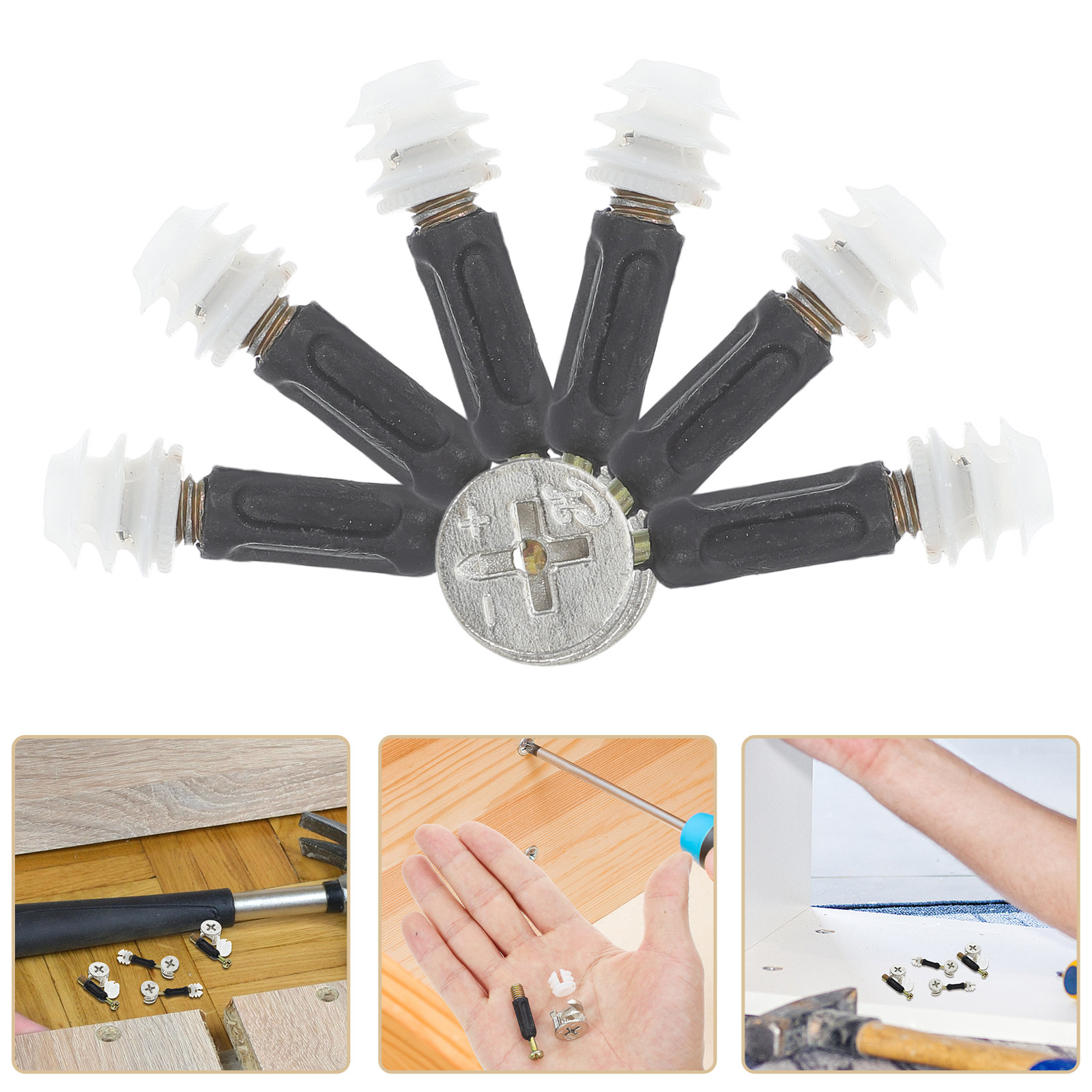 Cam Lock Nut - 24 set Sets Furniture Cam Locks