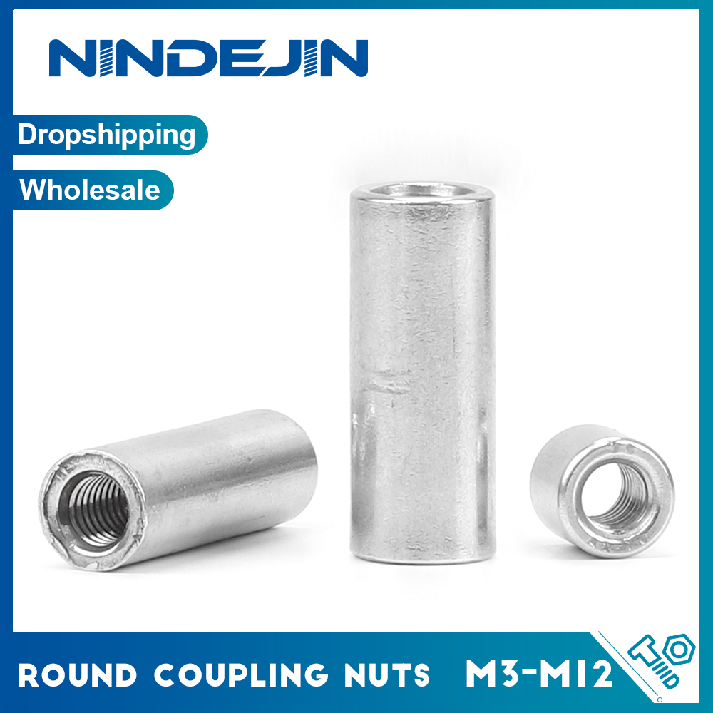 Cam Lock Nut - 1-5pcs Round Coupling Nuts Stainless Steel