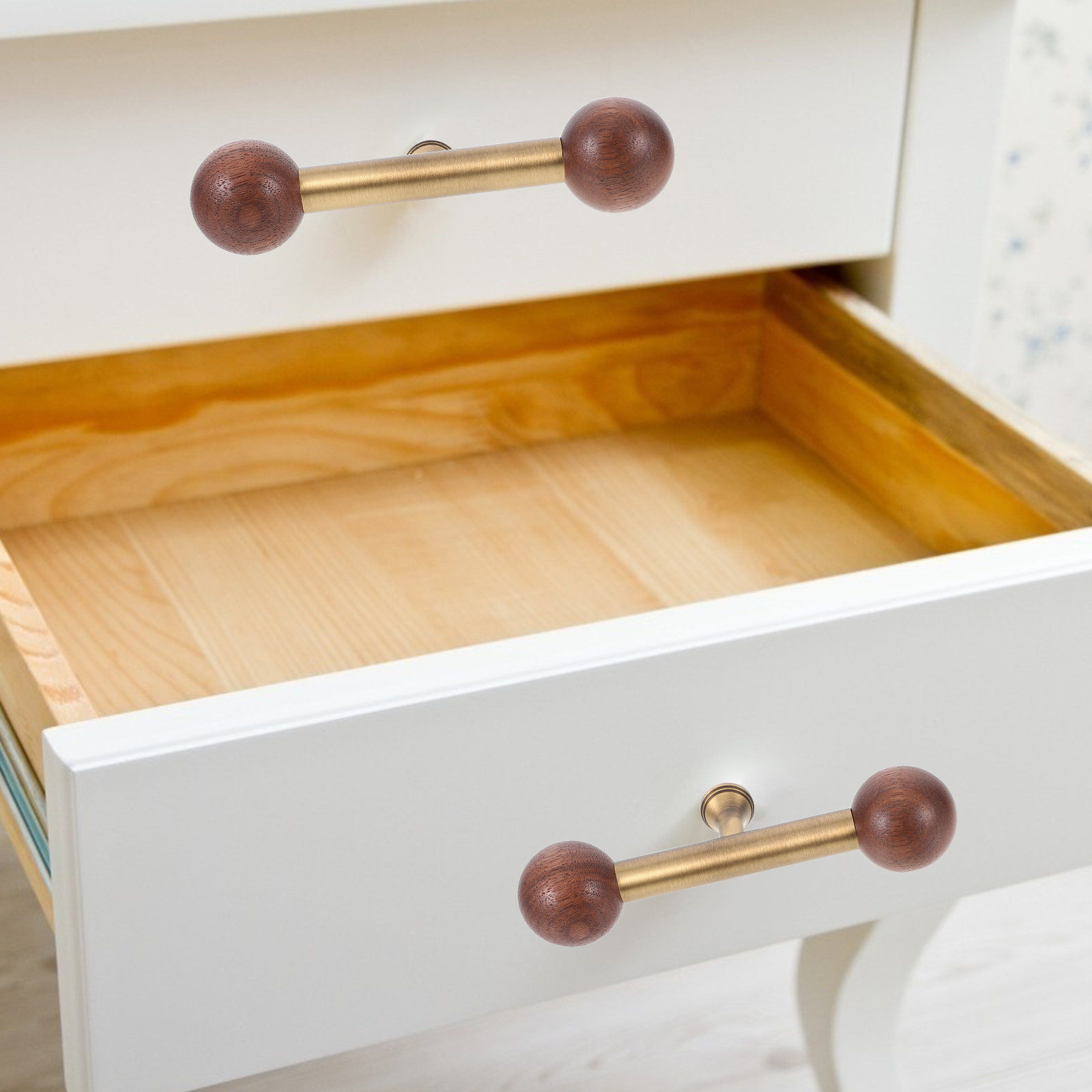 Wooden Core Brass Finish Vinta - Vintage Furniture Hardware Replacement ulasan dan harga