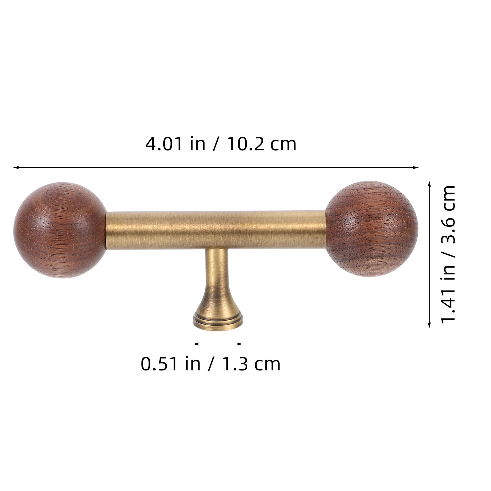 Wooden Core Brass Finish Vinta - Vintage Furniture Hardware Replacement ulasan dan harga
