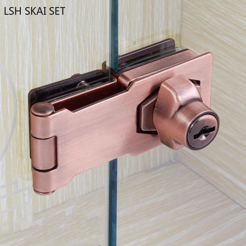 No-punch Glass Door Lock Store - Furniture And Hardware Store ulasan dan harga