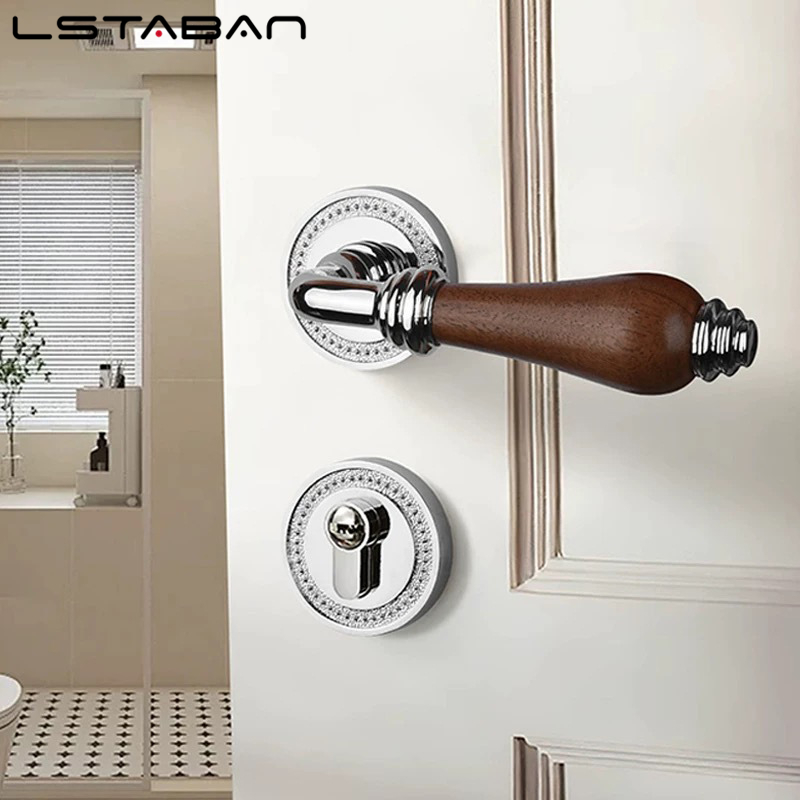 Euro Walnut Wood Handle Door L - Furniture Hardware Handles ulasan dan harga