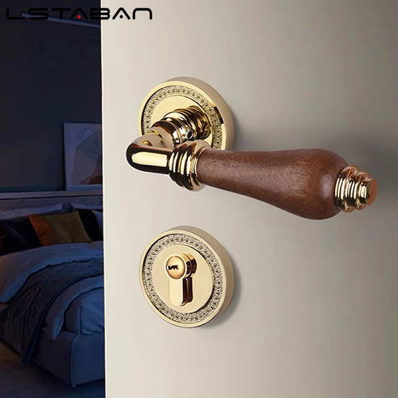 Euro Walnut Wood Handle Door L - Furniture Hardware Handles ulasan dan harga