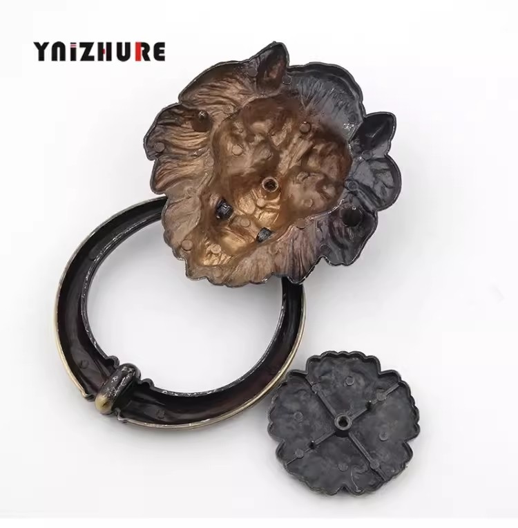 Antique Bronze Lion Head Handl - Furniture Hardware Handles ulasan dan harga