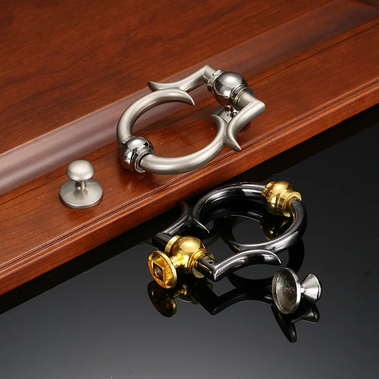 European Simple Knocker Gun Bl - Furniture Hardware Handles ulasan dan harga
