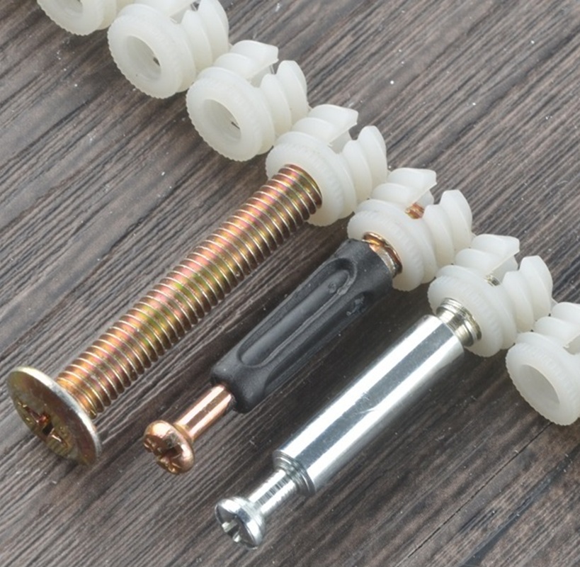 1000Pcs Plastic Zinc M6 Insert - Cam Lock Nut ulasan dan harga