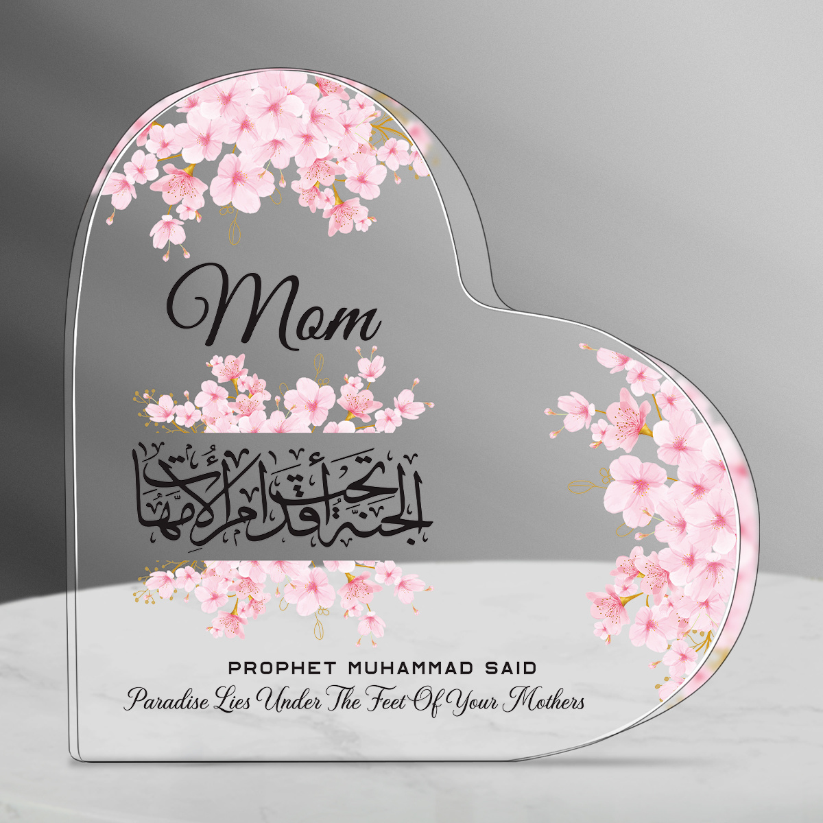 Heart Acrylic Desk Plaque Mom  - Furniture Paradise & Hardware Ghaziabad Photos ulasan dan harga