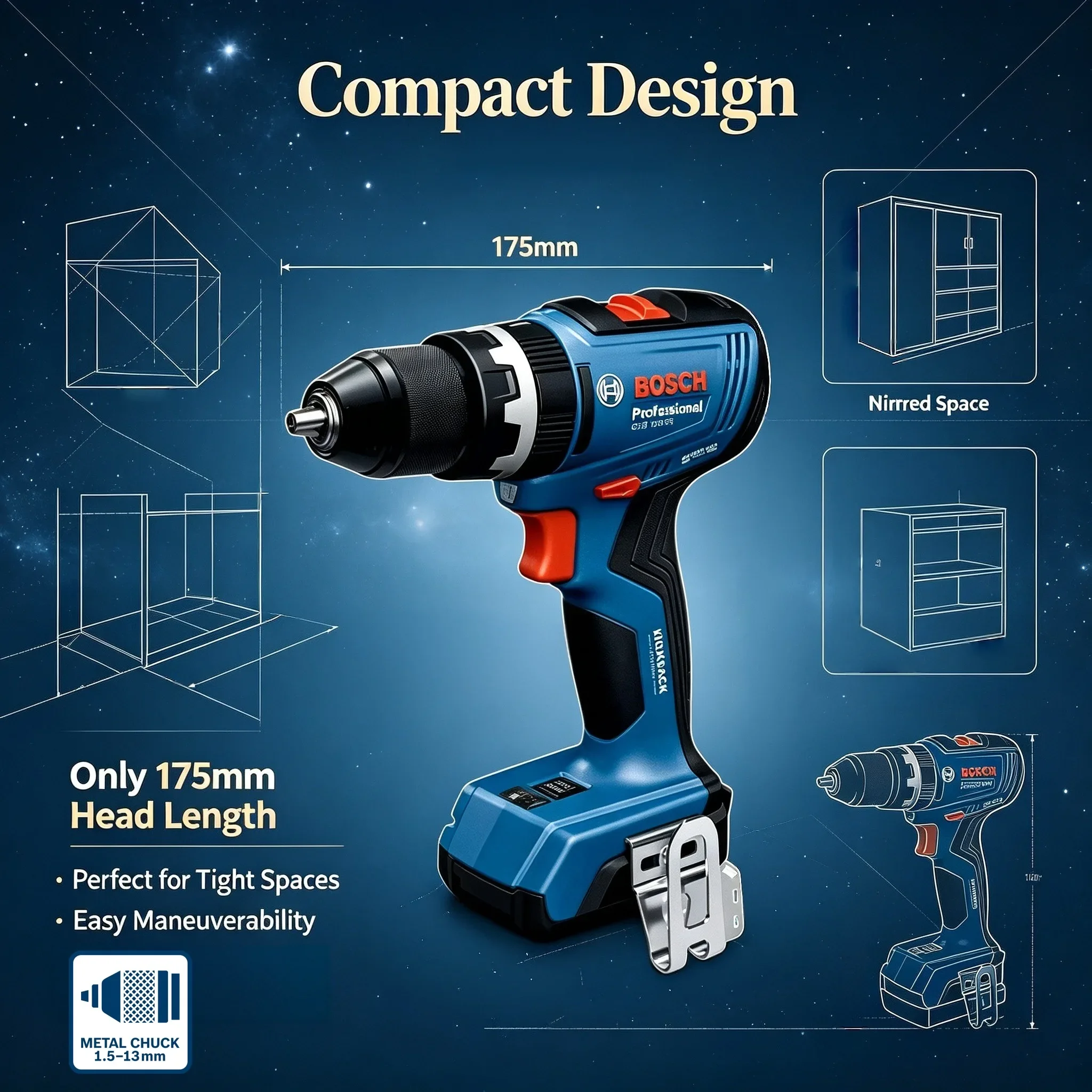 BOSCH  GSB 18V-65 Brushless Co - Bosch Drill Gsb 18V ulasan dan harga