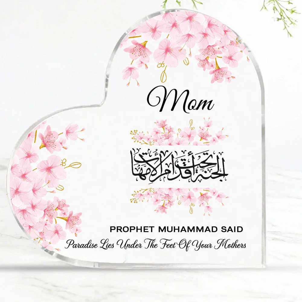 Heart Acrylic Desk Plaque Mom  - Furniture Paradise & Hardware Ghaziabad Photos ulasan dan harga