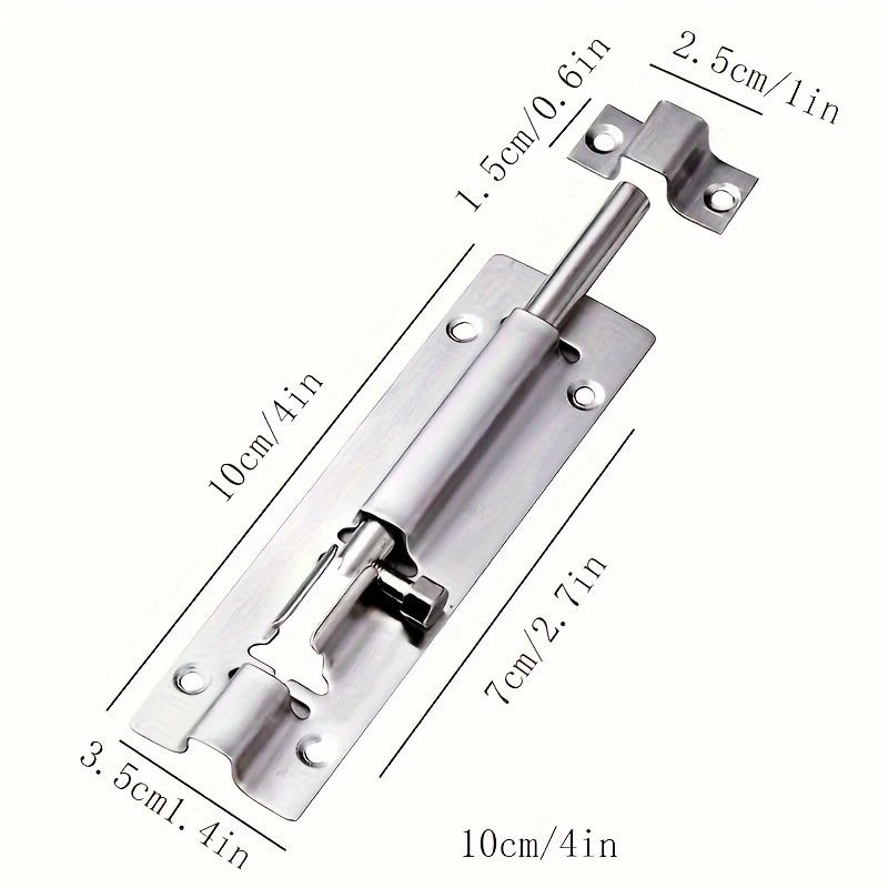 1/5pcs Stainless Steel Door Bo - Barrel Bolt Slide ulasan dan harga