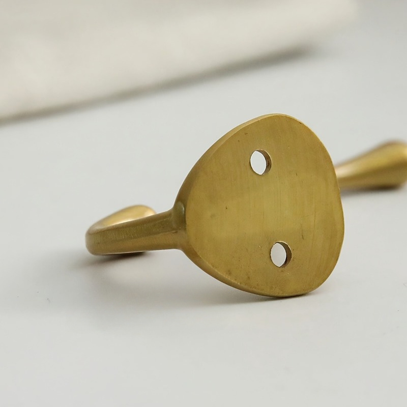 2pcs Heavy Duty Brass Coat Hoo - Furniture Hardware Accessories ulasan dan harga