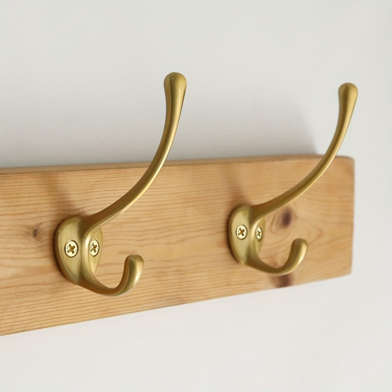 2pcs Heavy Duty Brass Coat Hoo - Furniture Hardware Accessories ulasan dan harga