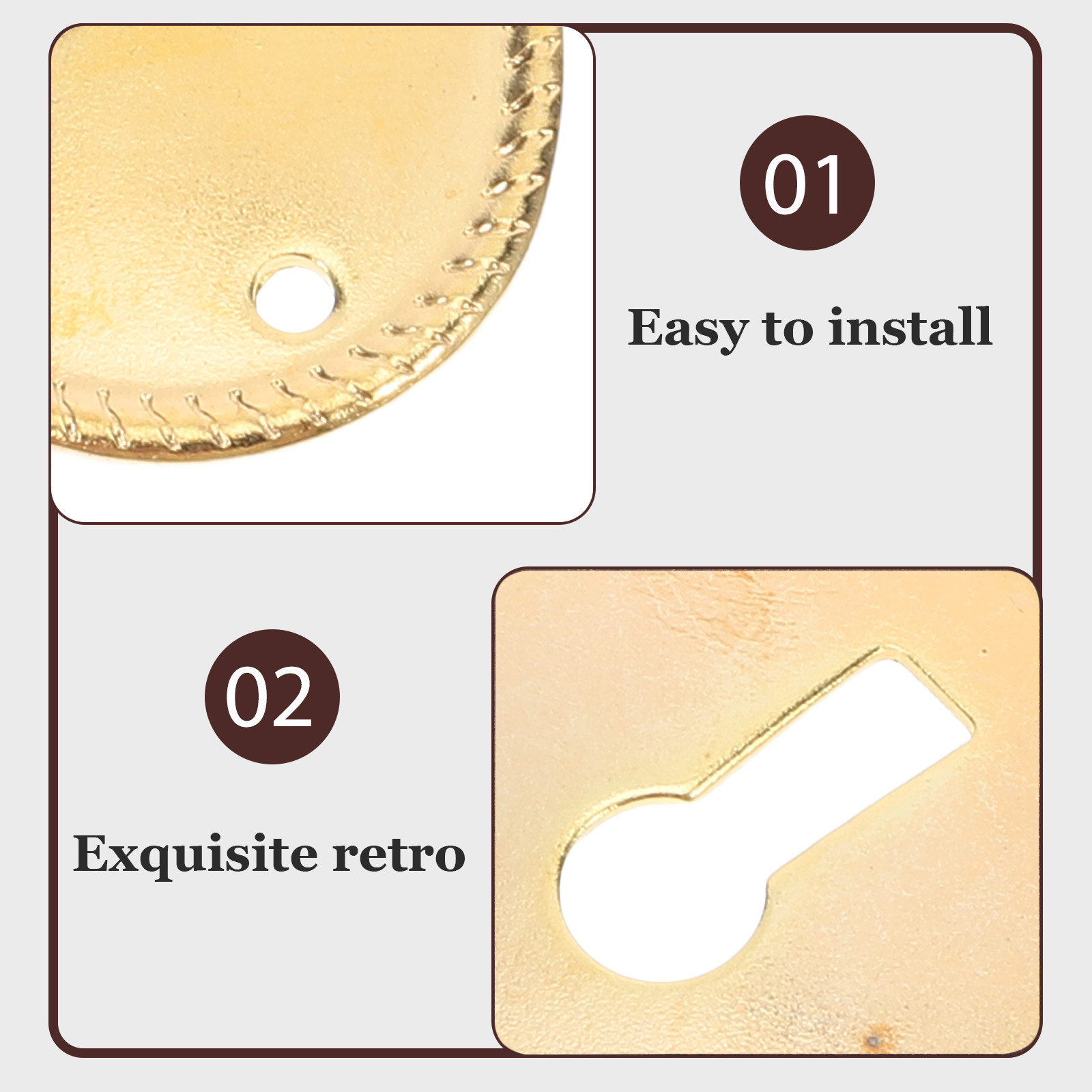25Pcs Vintage Oval Keyhole Cov - Vintage Furniture Hardware Replacement ulasan dan harga